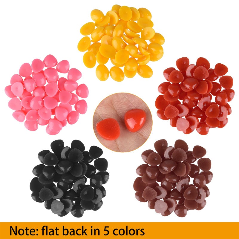 ASTARON 1028 Pcs Plastic Safety Eyes and Noses Kit with Washers for Doll Plush Animal Craft Making,Assorted Size - Image 3